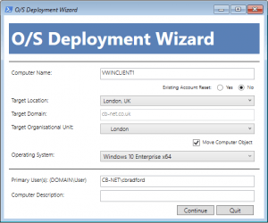 OSDWizard UI